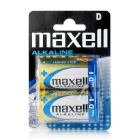 Батарейка LR20/D Maxell, 1.5В, упаковка 2шт