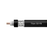 Кабель коаксиальный 5D-FB Titan CCA черный, 50 Ом