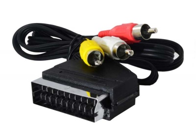 Кабель SCART-3RCA, 1м