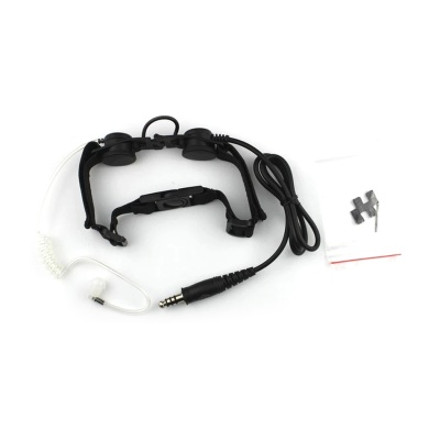 Гарнитура ларингофон Z033 Nato Military Plug разъем