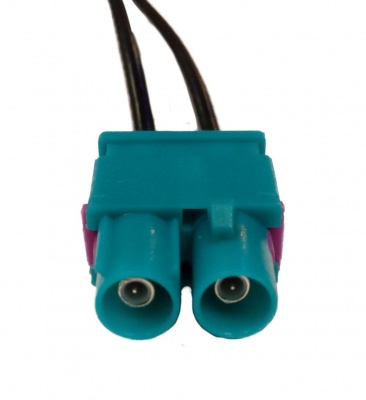 Переходник Fakra male двойной - DIN male