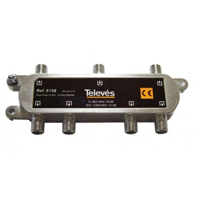 Делитель на 6 ТВ Televes 5158 (5 - 2300МГц)
