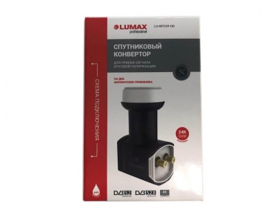 Конвертер круговой поляризации Lumax LU-40TCIR, 2 выхода